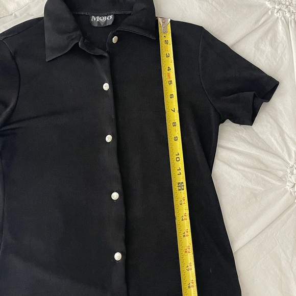 Mojo Button Up Blouse, Sz S - Picture 4 of 6